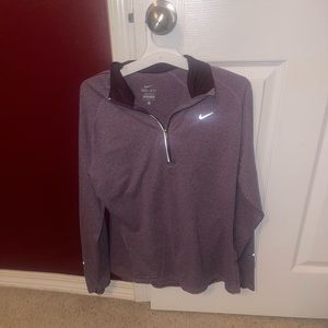 NIKE dri-fit purple pullover